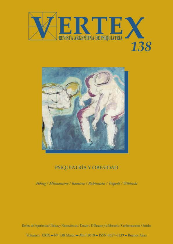 					Ver Vol. 29 Núm. 138, mar.-abr. (2018): Psiquiatría y obesidad
				